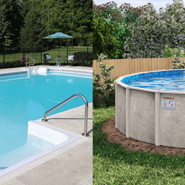 Comparison of inground and above ground swimming pools