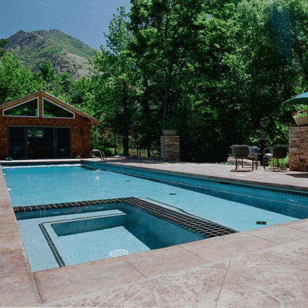 Swimming pool pumps, heaters, and filters displayed with cost indicators